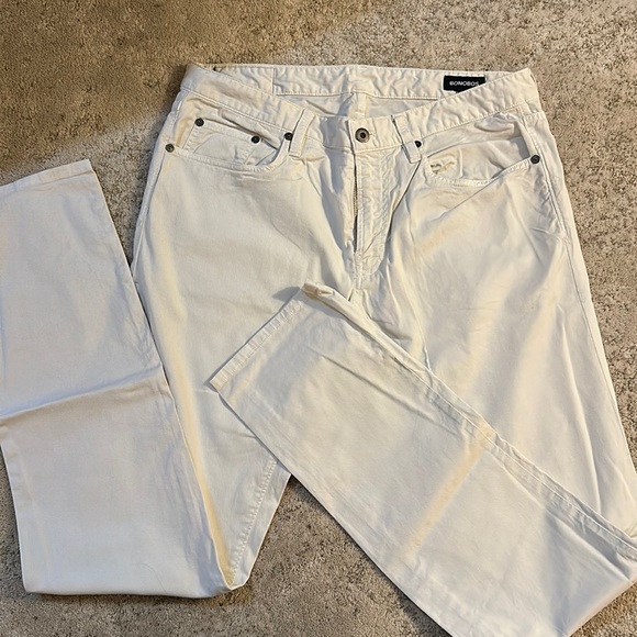 Bonobos premium stretch cotton 5 pocket pants- 33x34 tailored fit - Picture 4 of 8